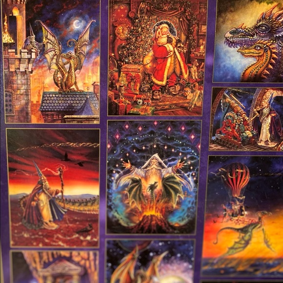 2001 Myles Pinkney Dragons Wizards Magic calendar - Picture 3 of 7